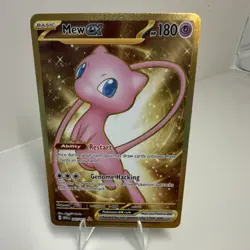 Pokemon Mew ex Ultra Rare Full Art Holo 193/165 Sv: Scarlet & Violet 151 HP 180 - Image 1