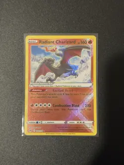 Pokemon TCG Radiant Charizard Crown Zenith 020/159 Holo Radiant Rare - Image 1