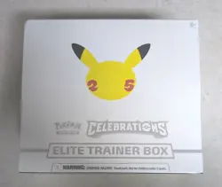 Brand New Pokemon TCG: 25th Anniversary Celebrations Elite Trainer Box (2021) - Image 1