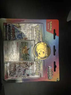 NEW Pokemon TCG: Prismatic Evolutions 2 Pack Blister Eevee New Sealed - Image 1