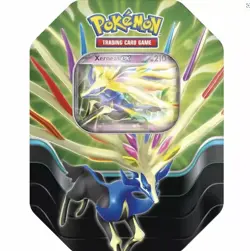 Pokemon TCG TIN BOX Xerneas EX Deutsch OVP Sealed Karmesin & Purpur - Image 1