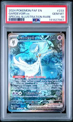 PSA 10 Gardevoir EX 233/091 Paldean FatesSpecial Illustration Rare Pokemon - Image 1