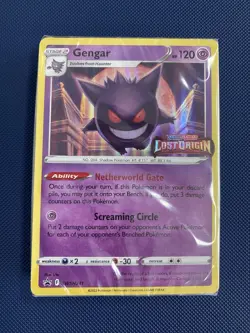 Pokemon Gengar TCG SWSH241 Lost Origin Stamped Prerelease Promo Sealed Deck - Image 1