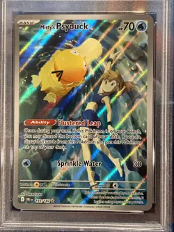 Misty's Psyduck 193/182 Sv10: Destined Rivals Holo PSA 9 RegradeUU Pokemon - Image 2
