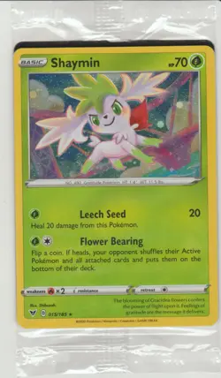 Shaymin Zeraora Marshadow Cosmos Holo Promo Pokemon Card Knock Out Box Sealed - Image 1