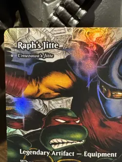 Teenage Mutant Ninja Turtles Source Material Cards Raph’s Jitte Foil - Image 2