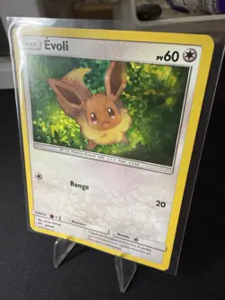 Evoli Eevee French Holo Promo Moderately Played Pokemon Card Foreign Language - Image 4