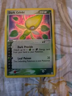 Dark Celebi 4/101 Ex Hidden Legends Holo Pokemon Card LP/MP - Image 1