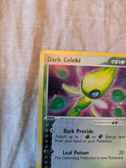 Dark Celebi 4/101 Ex Hidden Legends Holo Pokemon Card LP/MP - Image 5