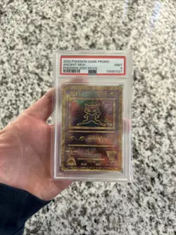 Mint Ancient Mew Holo 2000 Pokemon TCG Movie Promo Card PSA 9 - Image 3