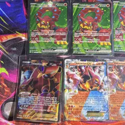 Pokemon Volcanion EX + Holo Cards Lot of 9 - XY Steam Siege - Image 2