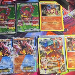 Pokemon Volcanion EX + Holo Cards Lot of 9 - XY Steam Siege - Image 3