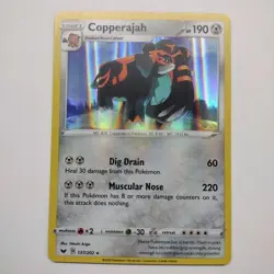 Pokemon TCG Card - Copperajah Holo 137/202 | Sword & Shield | NM/MINT! - Image 1