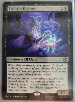 MTG - 2026 - Lorwyn Eclipsed - Twilight Diviner - Unplayed - Pack to sleeve - Image 1