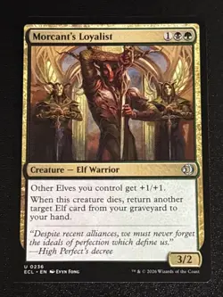 MTG Lorwyn Eclipsed Morcant's Loyalist 0236 NM - Image 1