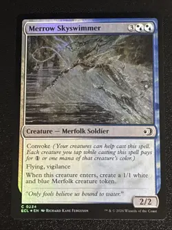 MTG Lorwyn Eclipsed Merrow Skyswimmer Foil 0234 NM - Image 1