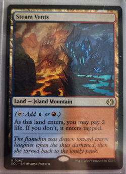 MTG - 2026 - Lorwyn Eclipsed - Steam Vents - Unplayed - Pack to sleeve - Image 1
