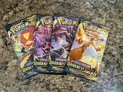 1x Pokemon Darkness Ablaze Booster Pack (1 PACK) SWSH - BRAND NEW FACTORY SEALED - Image 1