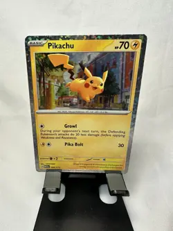 2023 McDonald’s Pikachu 006/015 Holo Pokemon Card Rare - Image 1