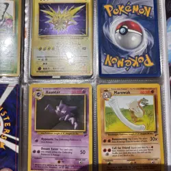 Old Pokemon TCG Collection, Good/OK Condition, Base set 2, Fossil, Jungle Set - Image 4
