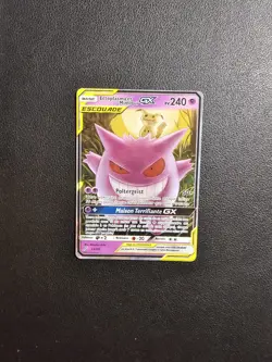 Carte Pokemon Ectoplasma et Mimiqui GX 53/181 SL Escouade Duo De Choc FR Neuf - Image 1