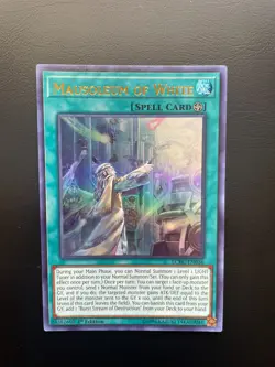 Yugioh Mausoleum Of White LCKC-EN036 1st Edition Ultra Rare LP - Image 1