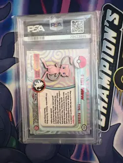 2000 Topps Chrome Pokemon T.V. #151 MEW PSA 10 GEM MINT - Image 2