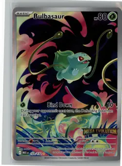 Bulbasaur 133/132 - Stamped Mega Evolutions Promo - Box Topper - Pokemon TCG - Image 1