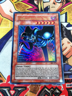 Toon Summoned Skull srl-073 Unltd Ed (NM+) Ultra Rare Yu-Gi-Oh! - Image 1