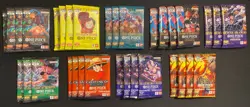 One Piece CCG - 33x Sealed Booster Card Pack OP06 07 08 09 OP10 OP13 OP14 PRB02+ - Image 1