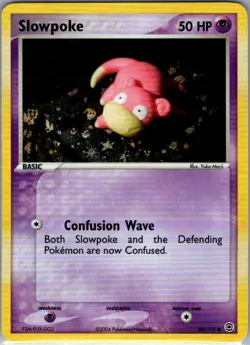 Slowpoke 80/112 Reverse Holo FireRed & LeafGreen - Pokemon Card - NM - Image 1