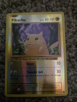 Pokemon Pikachu Reverse Holo Evolutions 35/108 Basic 60 HP 10 30 Attack Card - Image 1