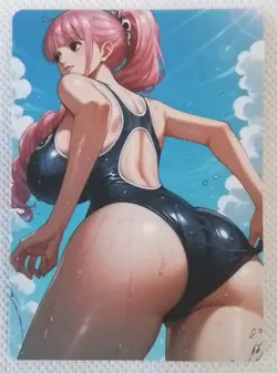 One Piece Perona Lewd Anime Doujin Waifu Double Sided Card AGC CCG - Image 1