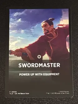 MTG Avatar: The Last Airbender Swordmaster Theme Card 0008 NM - Image 1