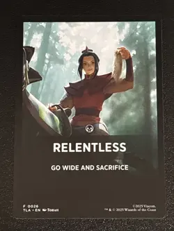 MTG Avatar: The Last Airbender Relentless Theme Card 0026 NM - Image 1