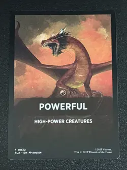 MTG Avatar: The Last Airbender Powerful Theme Card 0032 NM - Image 1