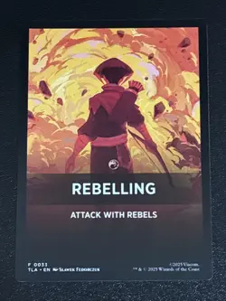 MTG Avatar: The Last Airbender Rebelling Theme Card 0033 NM - Image 1