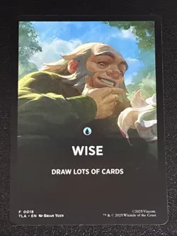 MTG Avatar: The Last Airbender Wise Theme Card 0018 NM - Image 1