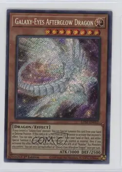 Galaxy-Eyes Afterglow Dragon SE 1st Ed. YuGiOh Legendary Duelists: Season 2 - Image 1