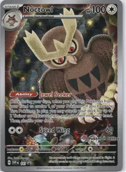 Noctowl - 141 (Pokemon Center Exclusive) 141 Sv: Scarlet & Violet Promo Cards... - Image 1