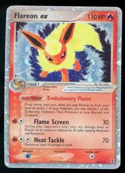 Flareon ex 108/113 Delta Species Ultra Rare Holo Pokemon Card - Image 1