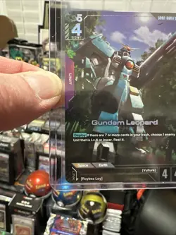 Gundam Card Game - Gundam Leopard GD02-060 U+ English Holofoil - Image 2