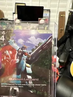 Gundam Card Game - Gundam Leopard GD02-060 U+ English Holofoil - Image 4