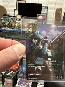 Gundam Card Game - Gundam Leopard GD02-060 U+ English Holofoil - Image 5