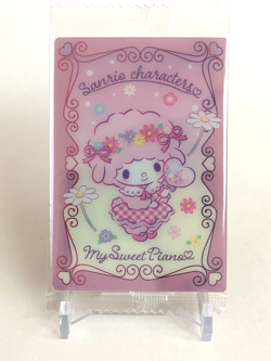 My Sweet Piano Sanrio Characters Wafer Card #16 Bandai Sealed TCG Japanese - Image 1