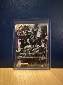 Gundam TCG Card Game Dual Impact GD02-055 LR+ Gundam Gusion Rebake Alt Art - Image 1
