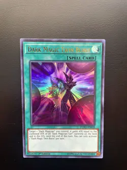 Yugioh Dark Magic Twin Burst DUPO-EN018 Ultra Rare 1st Edition NM - Image 1
