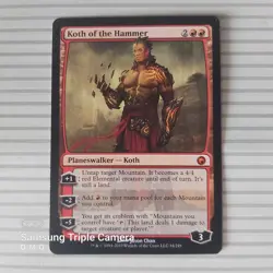 Magic: the Gathering - Scars of Mirrodin ~ Mythic ~ Koth of the Hammer (EX) - Image 1