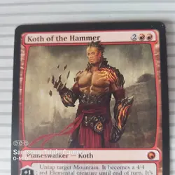 Magic: the Gathering - Scars of Mirrodin ~ Mythic ~ Koth of the Hammer (EX) - Image 2