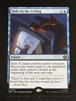 MTG Universes Beyond: Spider-man Hide on the Ceiling 0032 NM Rare - Image 1